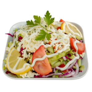Salat mit Käse